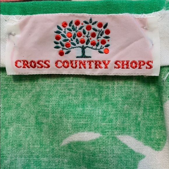 Vintage 1980s Maxi Skirt  - Green and White Birds (seagulls) - Picture 4 of 5